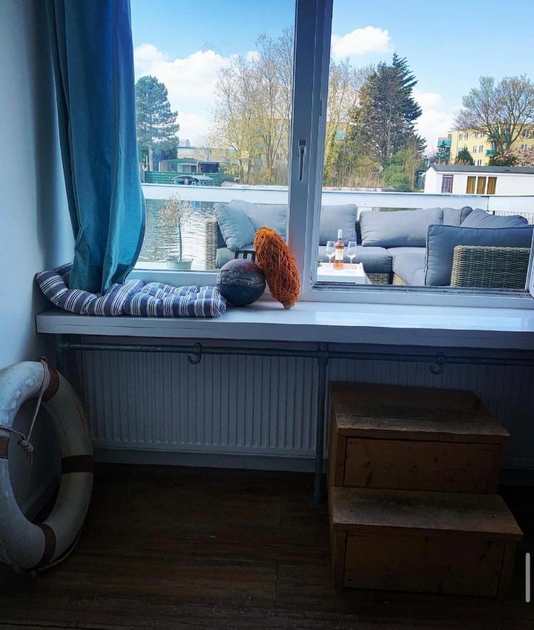 לינה וארוחת בוקר אמסטרדם Amster Houseboat Bed Without Breakfast מראה חיצוני תמונה